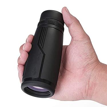 Imagem de Telescópio monocular, HD 10X42 compacto prisma de telhado Bak-4 super claro e de qualidade - para viagens de observação de pássaros, com tripé e suporte