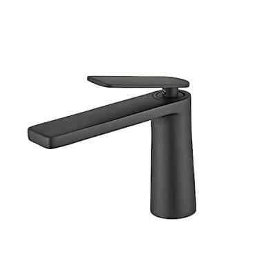 Imagem de Torneiras de Banheiro Torneira de Latão Torneira de Lavatório Preto/Branco Misturador de Pia de Banheiro Lavatório Misturador de Lavatório Tapices,b cinza curto