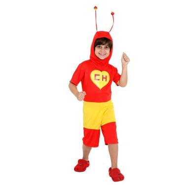 Imagem de Fantasia Chapolin Colorado Infantil Oficial Turma Chaves
