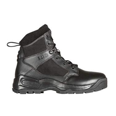 Imagem de 5.11 Botas pretas masculinas táticas, ATAC 2.0, 15 cm, bota de trabalho leve e confortável, estilo 12401
