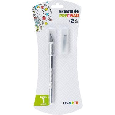 Imagem de Estilete De Precisao Com 2 Laminas Extras Leoarte