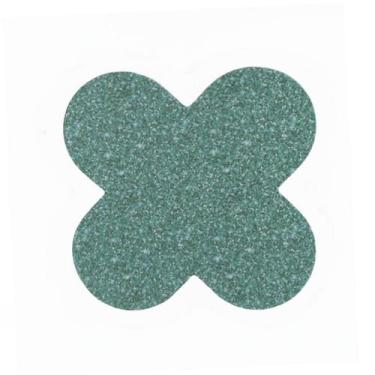 Imagem de Forminha para doces 4 Pétalas Glitter Verde - 50 unidades -  NC Toys