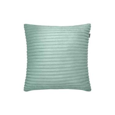 Imagem de Capa De Almofada Decorativa Flannel 45 X 45 - Adomes Verde