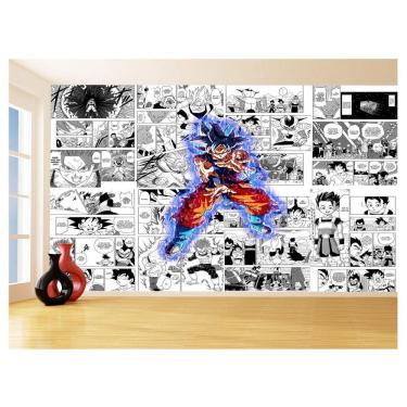 Imagem de Papel De Parede Dragon Ball Goku Página Manga 3,5M Dbz632