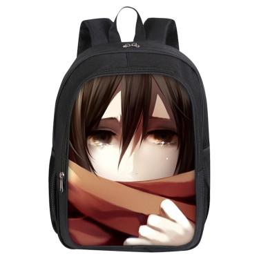 Imagem de Mochila Attack on Titans Levis Ackermans Cartoon Kids