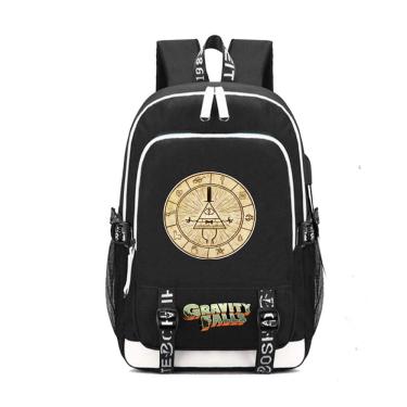 Imagem de Mochila Escolar Infantil Gravitys Falls 3D Oxford 30x15x44cm