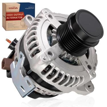 Imagem de TSSLIIN Alternador de alta saída para/Toyota Camry 2007-2009, Corolla 2009-2010, Matrix 2009-2013 para/Pontiac Vibe 2009-2010 para/Scion xB, L4 2,4L, atualizado 100A 12V CW 7-Groove 27060-0HH 110 V.