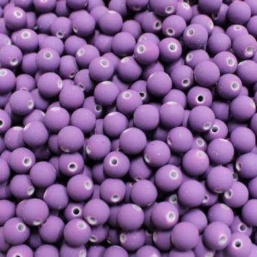 Imagem de Bola Emborrachada 6mm Leitosa 100g Roxo