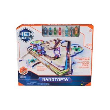Imagem de Pista Nanotopia com 4 Nano's e 3 Nano Flash's - Hex Bots