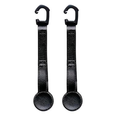 Imagem de Generic Conjunto de 2 Suportes para Chapéu de Cowboy com Clipe, Organizador Multiuso para Encosto de Banco, em Couro PU, para Automóveis e Casa
