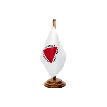 Imagem de Bandeira De Mesa Estado Minas Gerais 12x17cm Com Pedestal