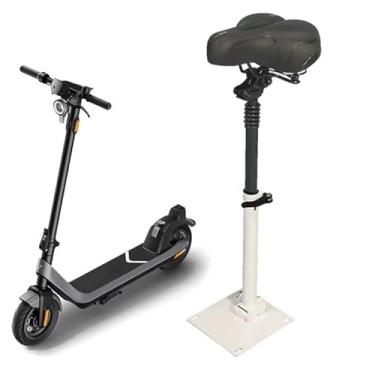 Imagem de DFFMQSJ Novo selim de assento de scooter elétrico compatível com NIU KQi2, KQi2 pro, KQi2 max 2019-2024 assento dobrável para bicicleta elétrica universal ajustável acessórios de substituição de
