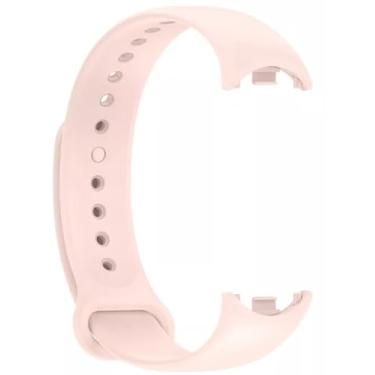 Imagem de Pulseira SMART BAND 9 ROSA ROSÊ 100% Silicone MI BAND 9