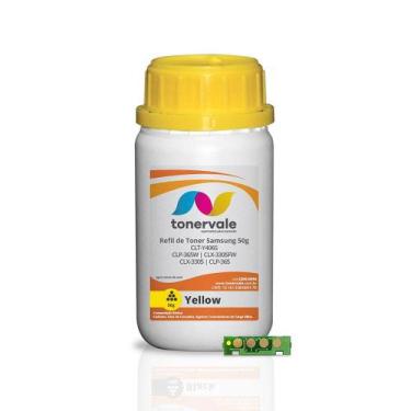Imagem de Combo 3 Refil de Toner + 3 Chips TankFull Para Samsung CLT-Y406S Yello
