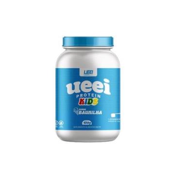 Imagem de Ueei protein kids zero açúcar gourmet 450g -  ueei suplementos, Baunil