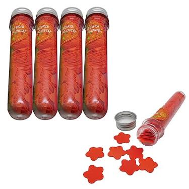Imagem de Gadgetime USA Folhas de sabão de papel floral (pacote com 4) - Confetes de sabão de papel descartáveis portáteis para viagem - Espuma para lavar as mãos em flocos de sabão perfumado para uso interno