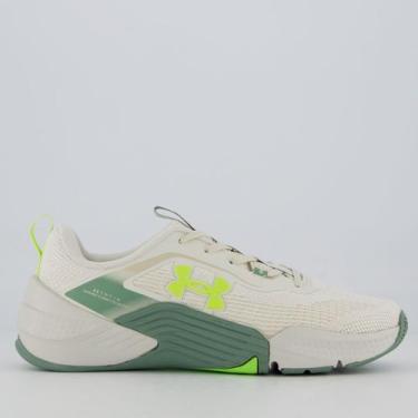 Imagem de Tênis Under Armour Tribase Reps 2 SE Off White e Verde, 44