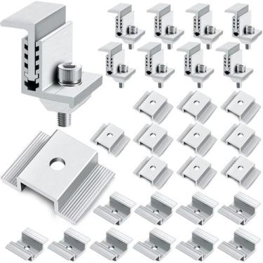 Imagem de Painel solar Mid Clamps Zhengmy Aluminium 28 peças