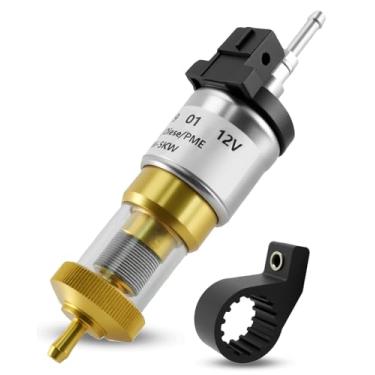 Imagem de Bomba de combustível de óleo para aquecedor diesel com filtros duplos e mangas de borracha compatível com Webasto Eberspacher aquecedor de estacionamento D2 D4 D5 Airtronic adequado para aquecedor a
