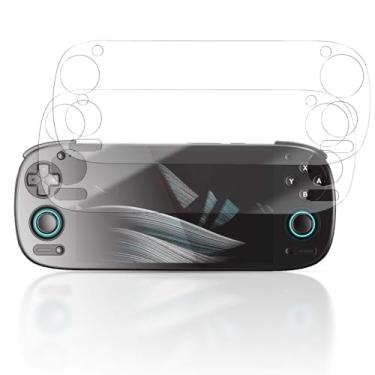 Imagem de YAJOJO Pacote com 2 protetores de tela para console de jogos portátil Retroid Pocket 5, vidro temperado de dureza 9H para bolso retroid 5, antiarranhões, sem bolhas, clareza HD