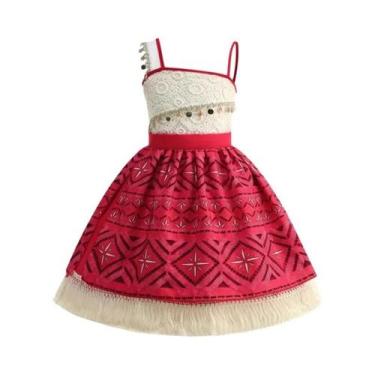 Imagem de Vestido De Princesa Moana 2 Para Crianças, Fantasia Disney, Vestido De