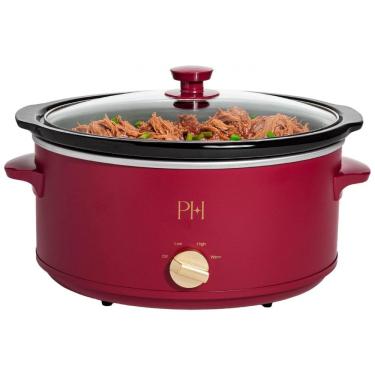 Imagem de Paris Hilton Panela Elétrica Lenta Manual 5,7L com 3 Temperaturas e Acabamento Luxuoso