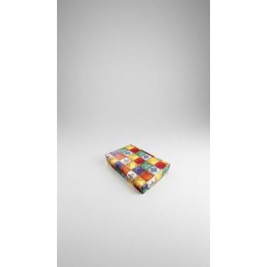 Imagem de Papel De Presente Bobina 40cmx100m Estampa Mosaico - Congratulations S