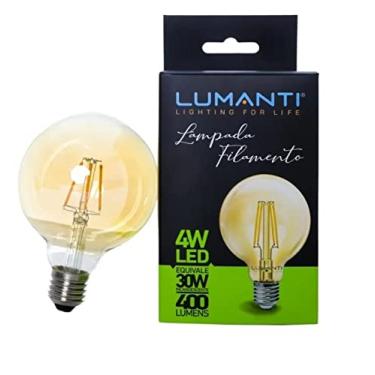 Imagem de Lampada Vintage Globo G95 Led Filamento 4w 2400k 220v