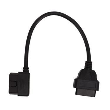 Imagem de Aramox Plugue de diagnóstico OBD2, cabo adaptador OBD2, conexão estável flexível, 16 pinos, cabo de extensão macho para fêmea para carro