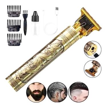 Imagem de Maquina De Acabamento Dragão, Hair Trimmer, Aparador de Pelos - T-Blade para Cabelo, Razor, Barba desenhos, Alta Potencia, Motor 5w e V5000 Personalizada, Bivolt