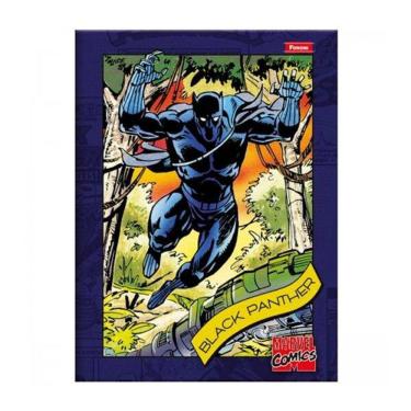 Imagem de Caderno Brochura Pantera Negra 80F Marvel Comics - Foroni