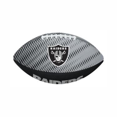 Imagem de Bola Futebol Americano Wilson nfl Team Tailgate Jr Raiders Borracha Aderente Durabilidade Time