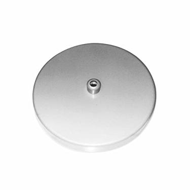 Imagem de Canopla Lustre Pendente Cilíndrica 11x1, 2 mm, Vivare Iluminação, Canopla Cilíndrica1004 AG, Cinza, Pequena