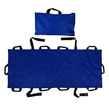 Imagem de Maca dobrável macia, maca de emergência, maca médica doméstica com bolsa, 10 alças de tecido Oxford portátil, maca traseira reforçada