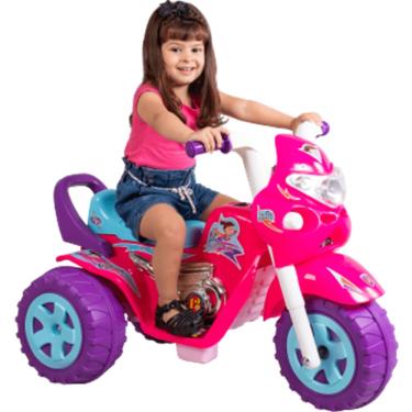 Imagem de Moto Triciclo Eletrico Biemme Super GP Raptor Girl Rosa 12V
