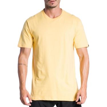 Imagem de Camiseta Quiksilver Embroidery SM24 Masculina Amarelo Claro