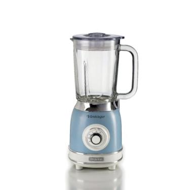 Imagem de Liquidificador com Copo de Vidro Vintage 1,5L 127V Ariete Azul