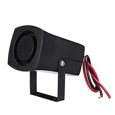 Imagem de Buzina de ar super alta nova buzina de ar de 12-24 V carro caminhão veículo invertendo som alto-falante buzina alarme buzina sirene aviso bipe serve para vários veículos kit de buzinas de trem