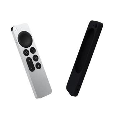 Imagem de Capa protetora de silicone à prova de choque com cordão para TV 4K 2021 6ª peça de acessório de controle remoto