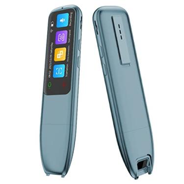 Imagem de Caneta de dicionário de digitalização de tradução offline portátil |Dispositivo tradutor de voz instantâneo |Caneta de leitura de tradução de dicionário eletrônico de 112 idiomas WiFi |Adequado para