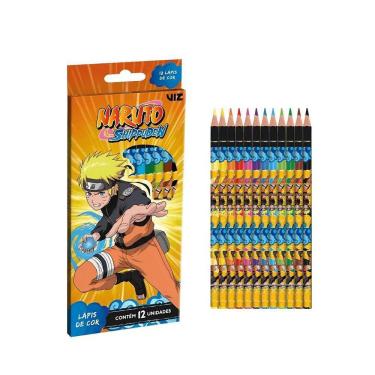 Imagem de Lápis De Cor Naruto Shippuden 12 Cores Viz