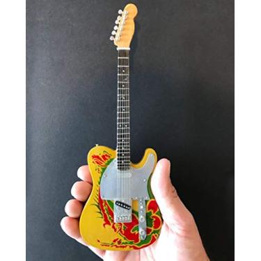 Imagem de Réplica Guitarra Miniatura Jimmy Page Fender Dragon Telecaster Led Zeppelin Axe Heaven