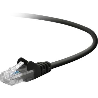 Imagem de Belkin, cabo de patch Rj-45 (M) Rj-45 (M) 50 pés Utp Cat 5E moldado, preto sem fecho para Omniview Smb 1X16, Smb 1X8, Omniview Smb Cat5 Kvm Switch "Categoria do produto: Suprimentos e Acessórios/Cabos de rede"