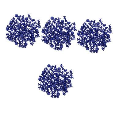 Imagem de Tofficu 400 Peças Botões Folha De Embrulho De Chocolate Botões Azuis Para Chef Casaco Botões De Nó Camiseta Clipe De Cachorro Projetos De Artesanato Botão Pérola Guarnição Parafuso