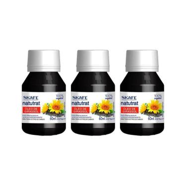 Imagem de Oleo Capilar Skafe Natutrat Girassol 60Ml-Kit C/3Un