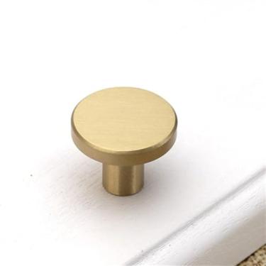 Imagem de Maçaneta hexagonal de latão sólido para armário, maçaneta para porta, cor de latão, gancho para roupas de entrada, 5