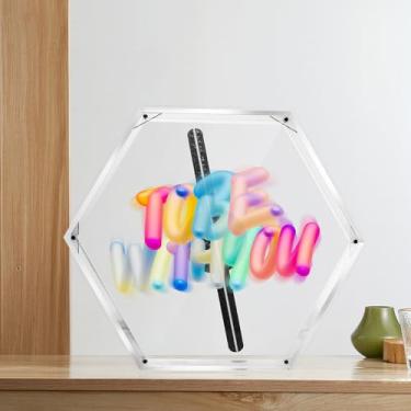 Imagem de Xmenzi Ventilador holográfico 3D, shopping centers de 11,8 polegadas, bares, exibições de festa, decorações legais, adequado para Halloween, fãs holográficos. Número de contas de lâmpada 256