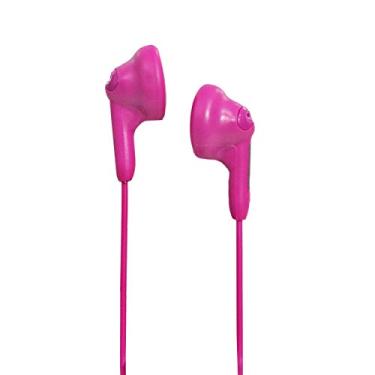 Imagem de MAGNAVOX MHP4820-PK gomoso Earbuds in Pink | Disponível em rosa, branco, preto, azul, & Teal | Earbuds gomoso | Extra-auriculares estéreo valorizam o conforto | Cabo emborrachado durável |
