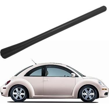 Imagem de Antena de borracha de 17 cm para Volkswagen Beetle (1999-2010), VW Golf (1985-2006), VW Jetta (1999-2009), à prova de lavagem de carro, substituição interna de mastro de antena de bobina de cobre