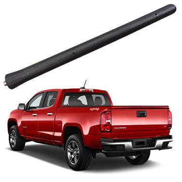 Imagem de Antena de borracha para Chevy Colorado (2015-2022), antena de recepção premium de rádio Chevrolet Colorado - à prova de lavagem de carro, substituição interna de mastro de antena de bobina de cobre de